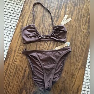 SKIMS Brown Bikini Set